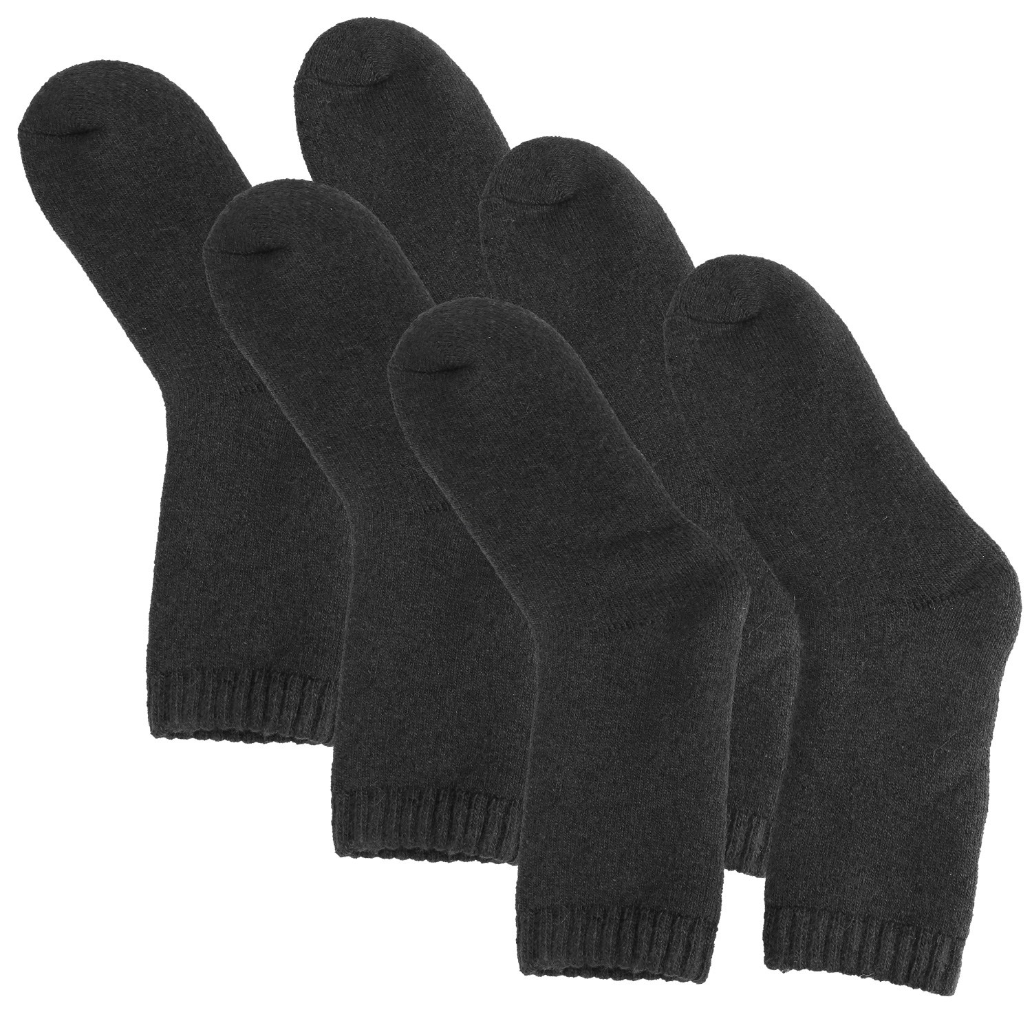 3 Color Options -- 3 Pairs Men Warm Wool Socks Soft Cozy Winter Thermal Socks For Men Thick Heat-Trapping Moisture Wicking Socks Indoor Outdoor — foto 4