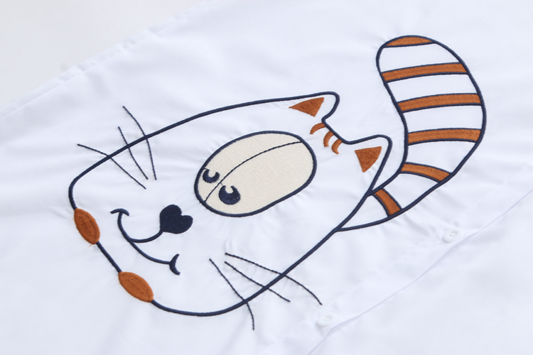 Autumn Loose And Thin Ladies Polka Dot Striped Mid-length Long-sleeved Shirt