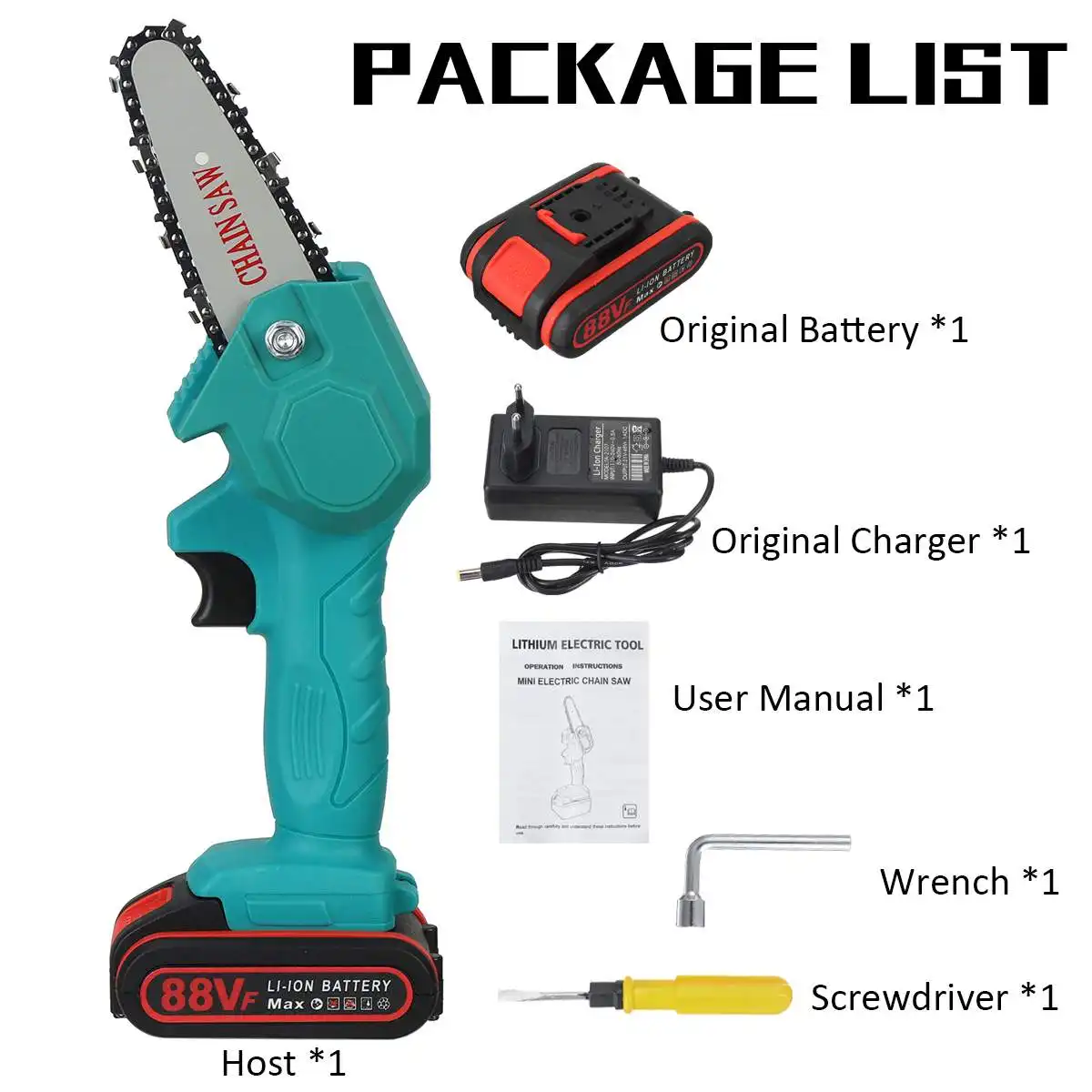 Household Lithium Battery Electric Saw Zola, Rechargeable