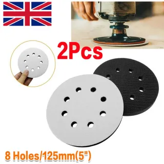 2Pcs 125mm 5inch Diameter Soft Buffer Sponge Interface Cushion Pad Sanding Pads