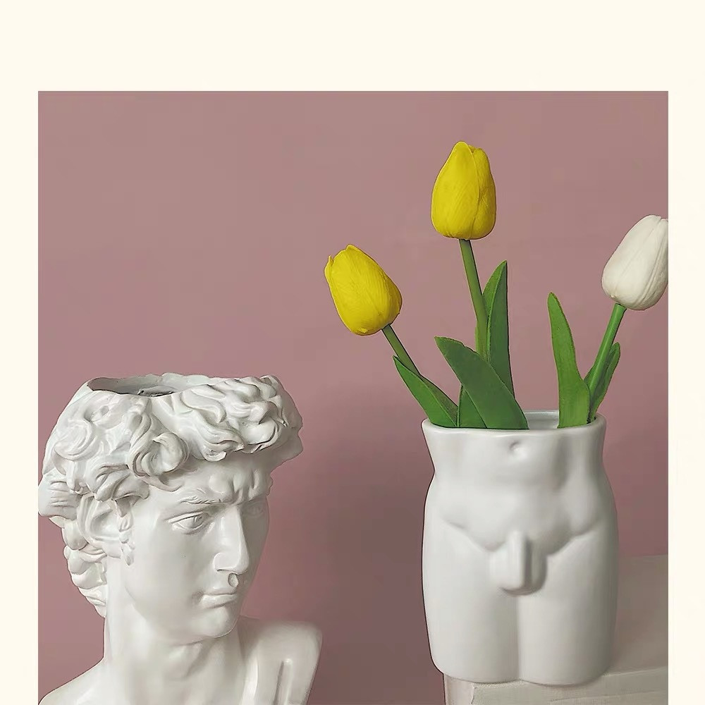 Ins Shape Decoration Креативная керамическая ваза для человеческого тела