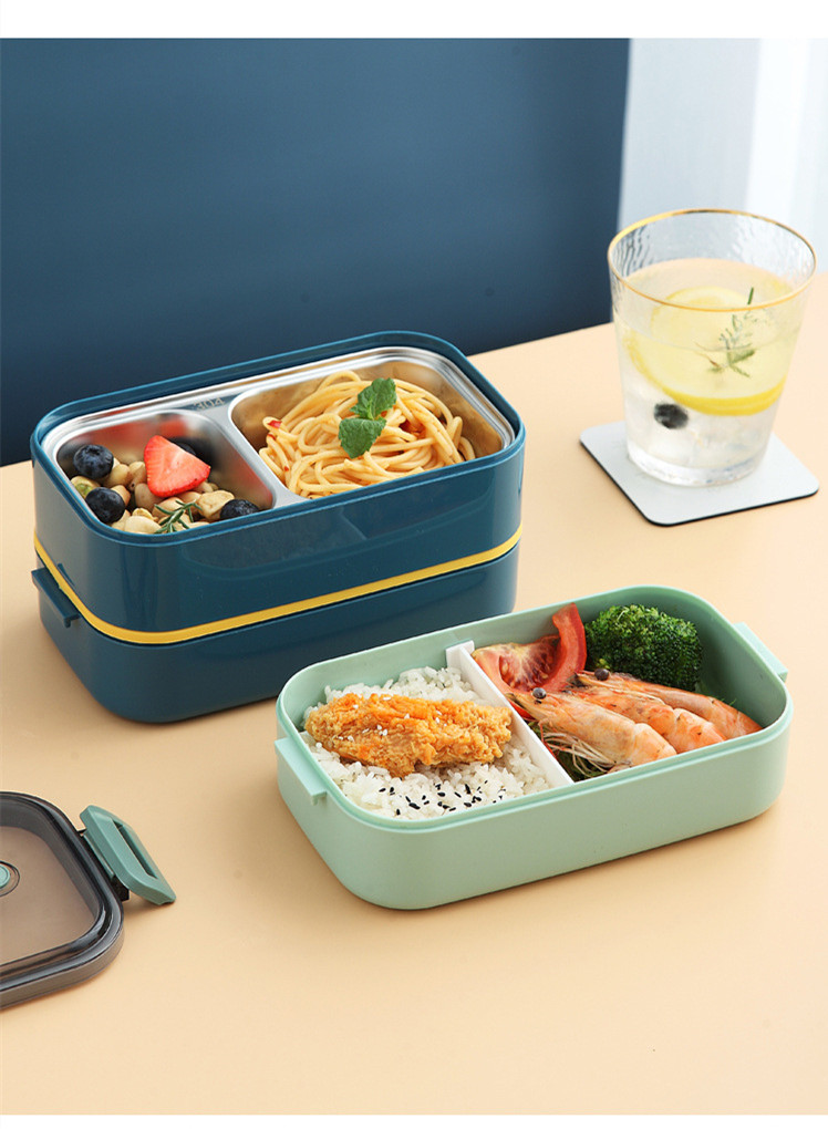 Title 15, Lunch box isolante in acciaio inox stile nordic...