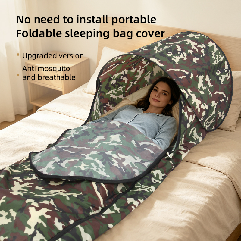 3D Sleeping Bag For One Or Two People Portable Lightweight, Mosquito-Proof  And Dirt-Resistant Tent Sleeping Bag Cover For Outdoor Camping — foto 3