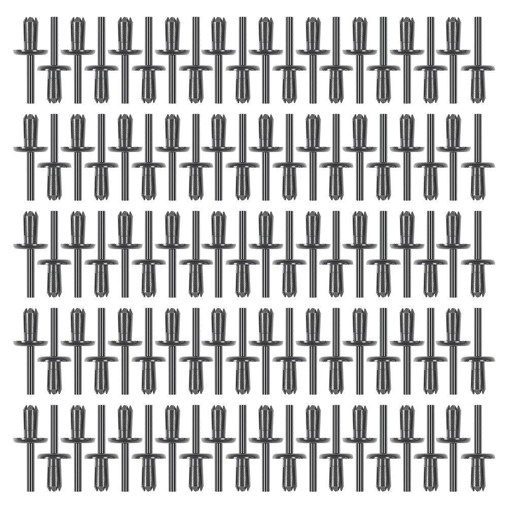 100x Wheel Arch Mud Spat Push Rivet Clips Replacement For L And Rover Defender — image 5
