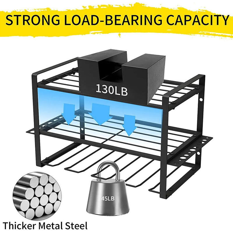 Power Tool Storage Electric Drill Rack Wall Mount Workshop Garage Tool Organizer