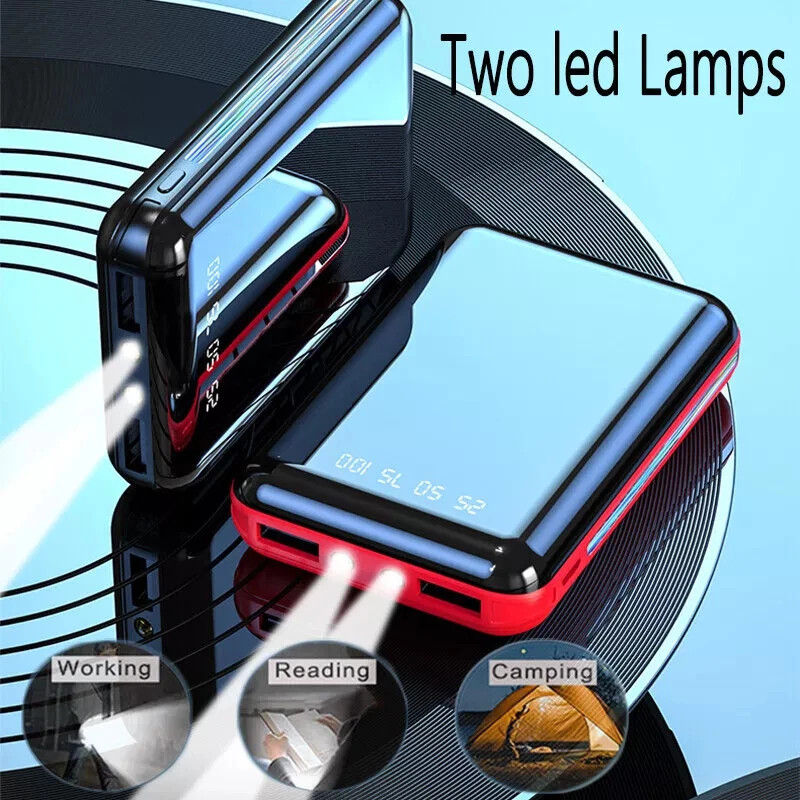 Power Bank Portable Fast Charger Battery Pack 2USB For Mobile Phone