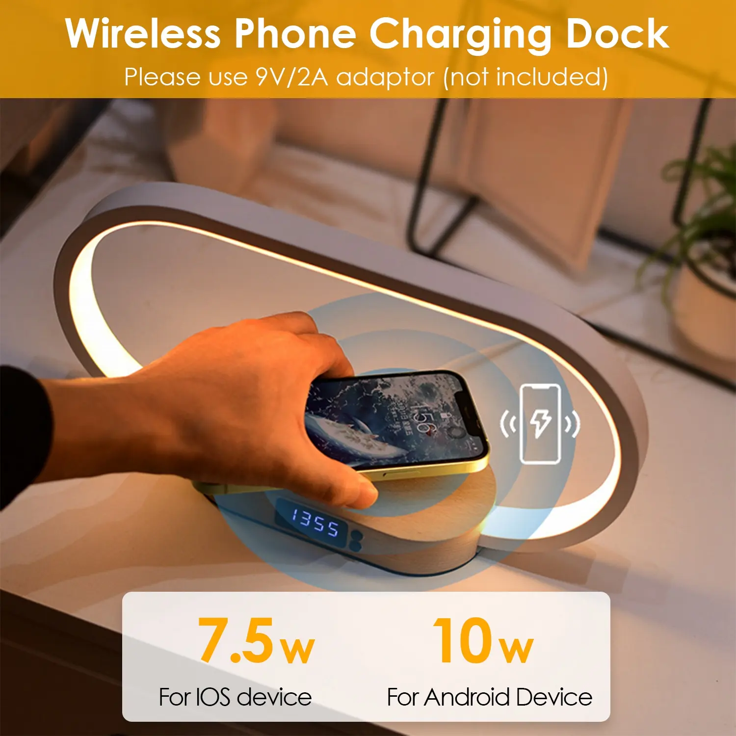 Bedside Table Lamp Touch Control