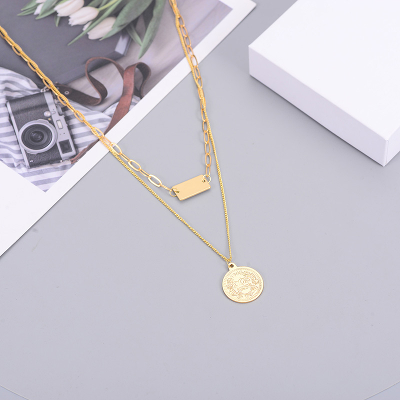 Trend Simple Retro Simple Geometric Clavicle Chain