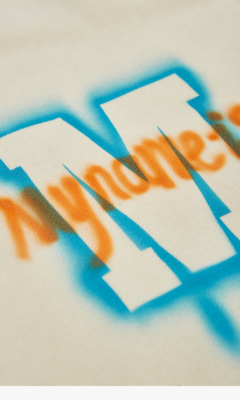 Men's New Color Contrast Children's Printed Coat