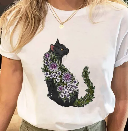 Street Hip Hop Women's Plus Size Short Sleeved T Shirt 08Style - Shop at LoveMi