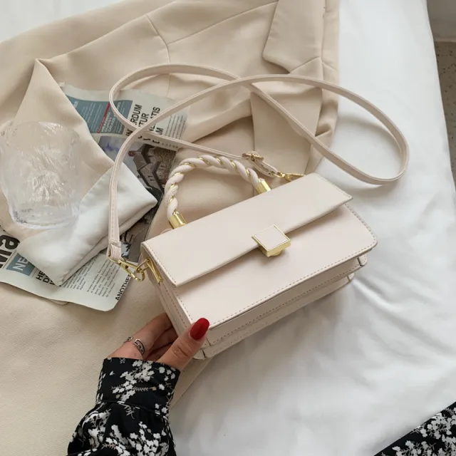 BagFashion Single shoulder Handbags Summer Style Cross body Casual Small Square Bag Beige - Shop at LoveMi