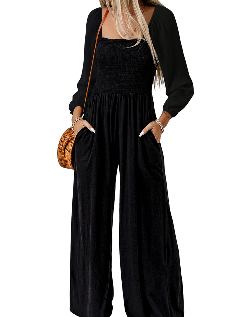 Title 6, Casual All-match High Waist Jumpsuit For Women