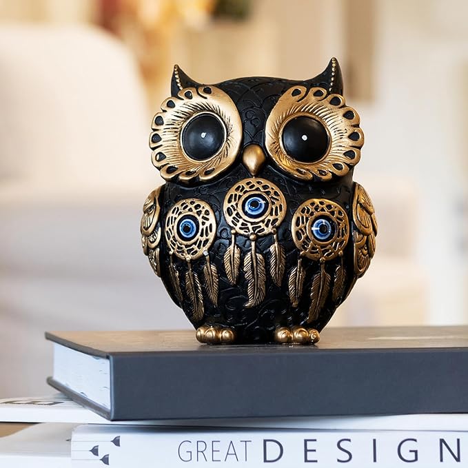 Owl Statue with Evil Eye, picture 3 of 4
