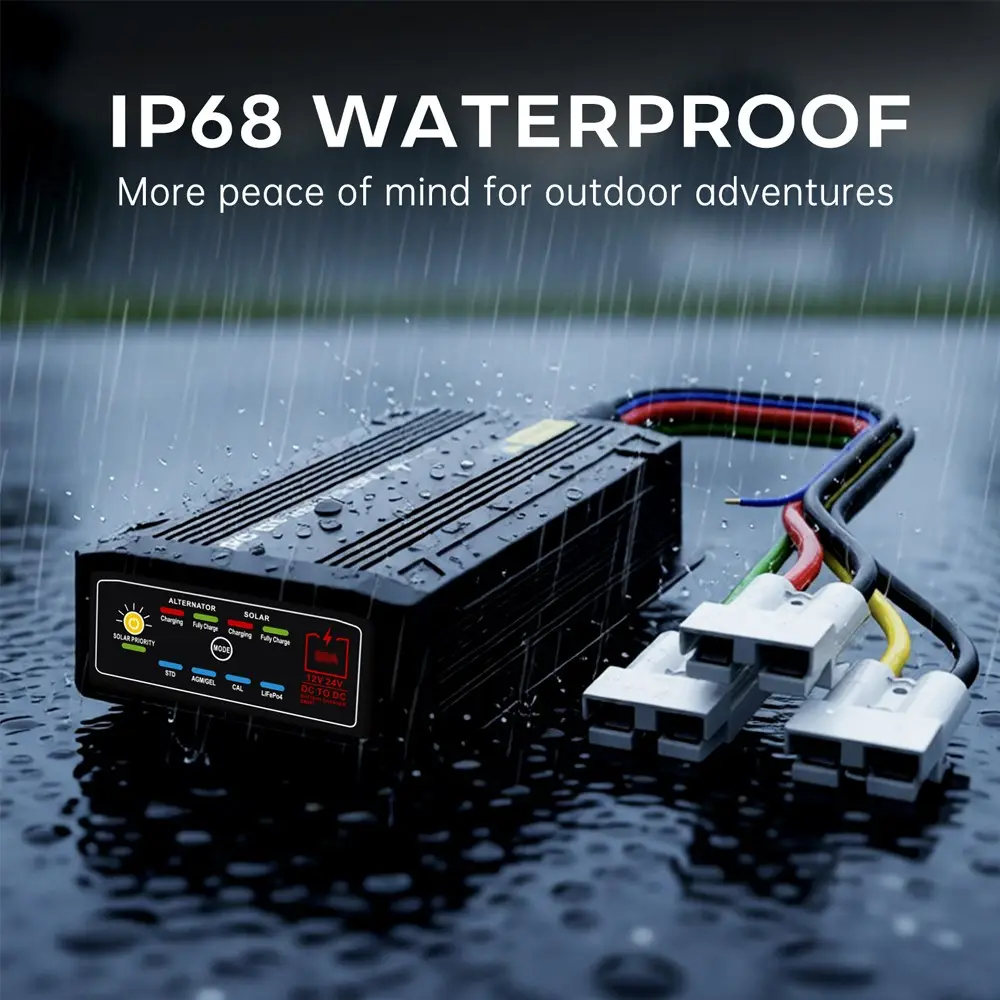 12V 40Amp DC To Dual Battery Charger