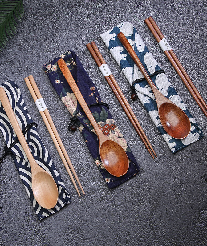 New Hot Sell Japanese Natural Nanmu Convenient Tableware