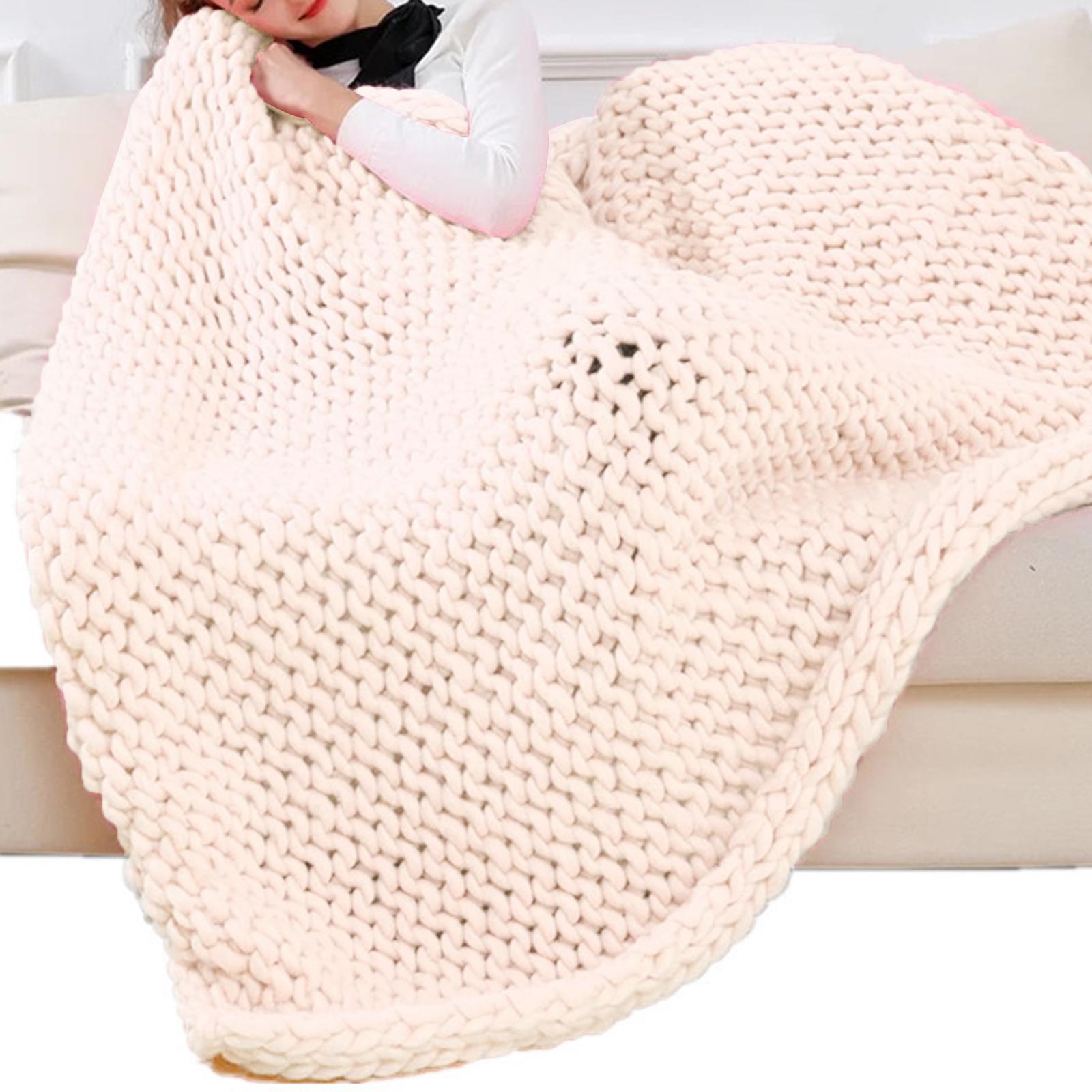 Thick Chunky Yarn Hand Knitting DIY Weight Yarn For Throw