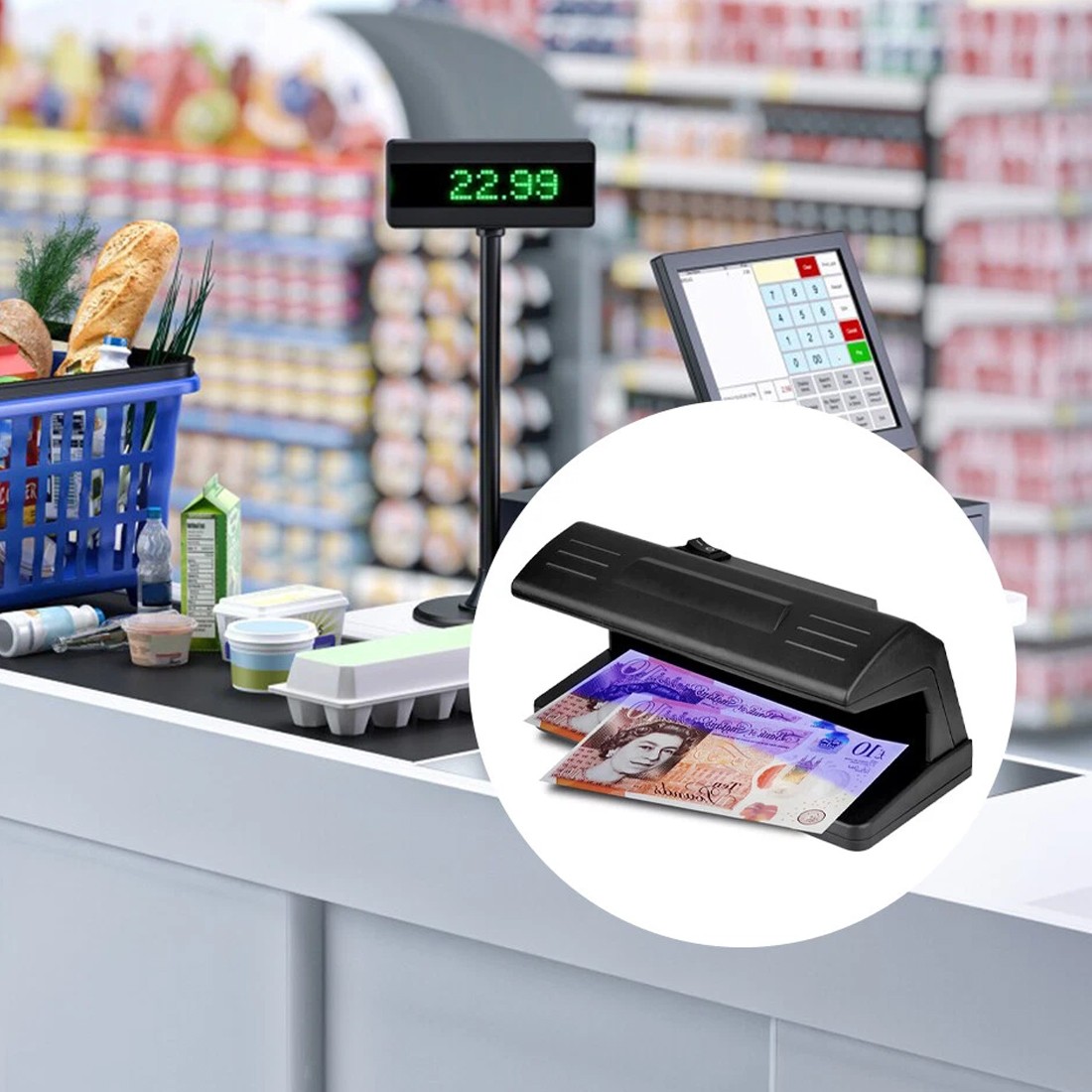 Counterfeit Uv Fake Black Light Money Note Detector Bank Checker Forged Tester — image 7
