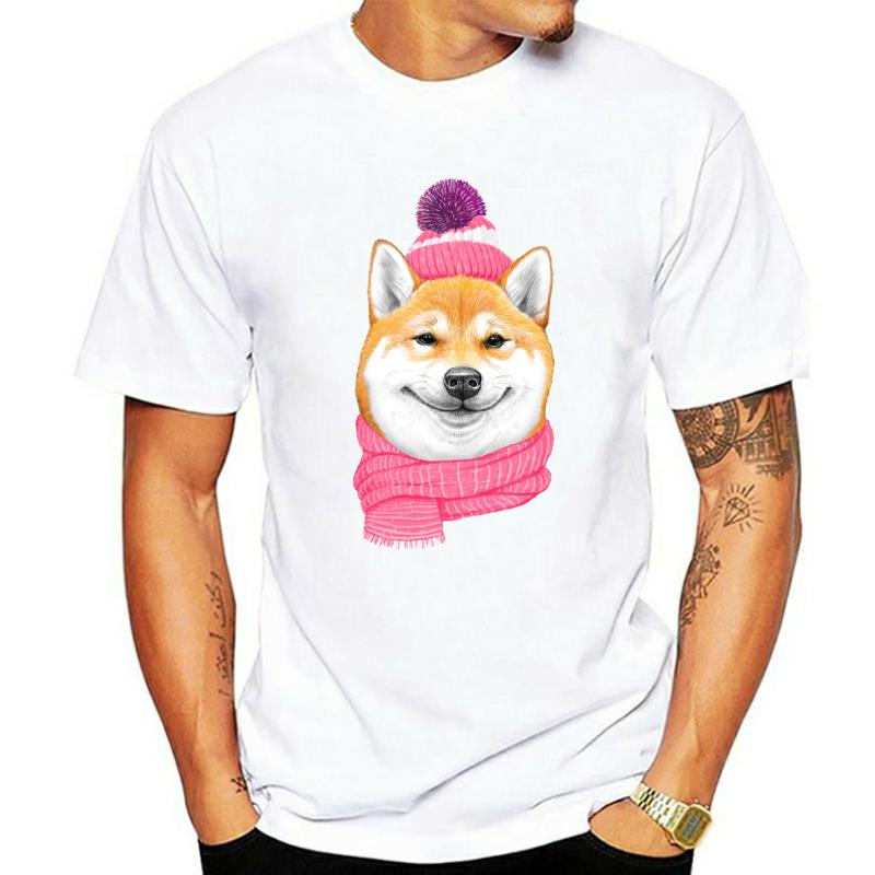 Title 3, Mens Fashion Casual Dog Print Short Sleeve Top...