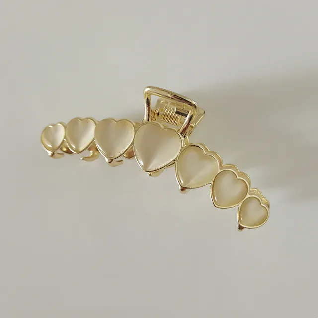 Temperament Large Metal Catch Clip Fashion Wild Shark Hairpin Hairpin Small Love Model - Shop at LoveMi