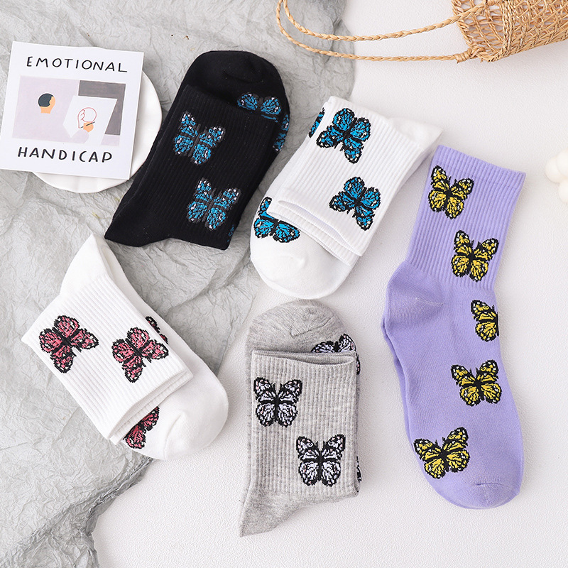 Title 6, Butterfly Socks Women