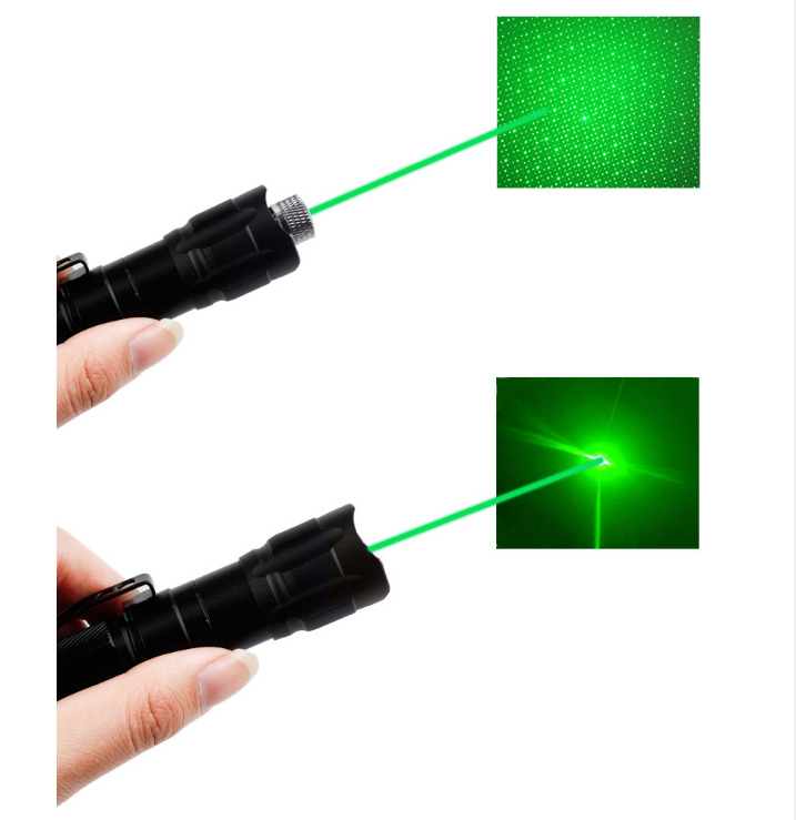 Green Laser Pointer Pen Miles USB Rechargable Laser Pen Beam Torche 532NM 6