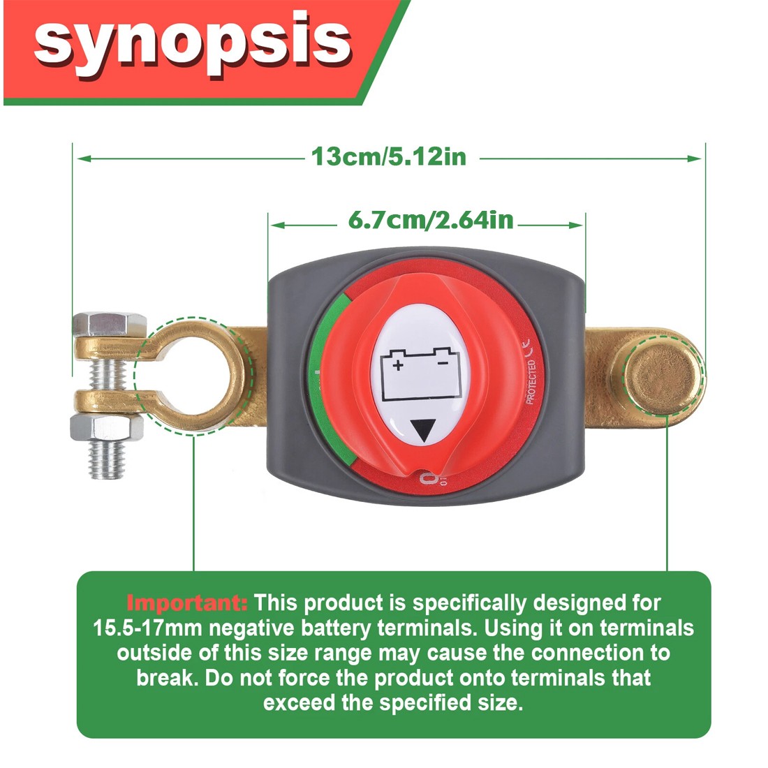 12V 24V Car Battery Disconnect  Cut Off Isolator Marine Truck Camper Boat New Uk 7