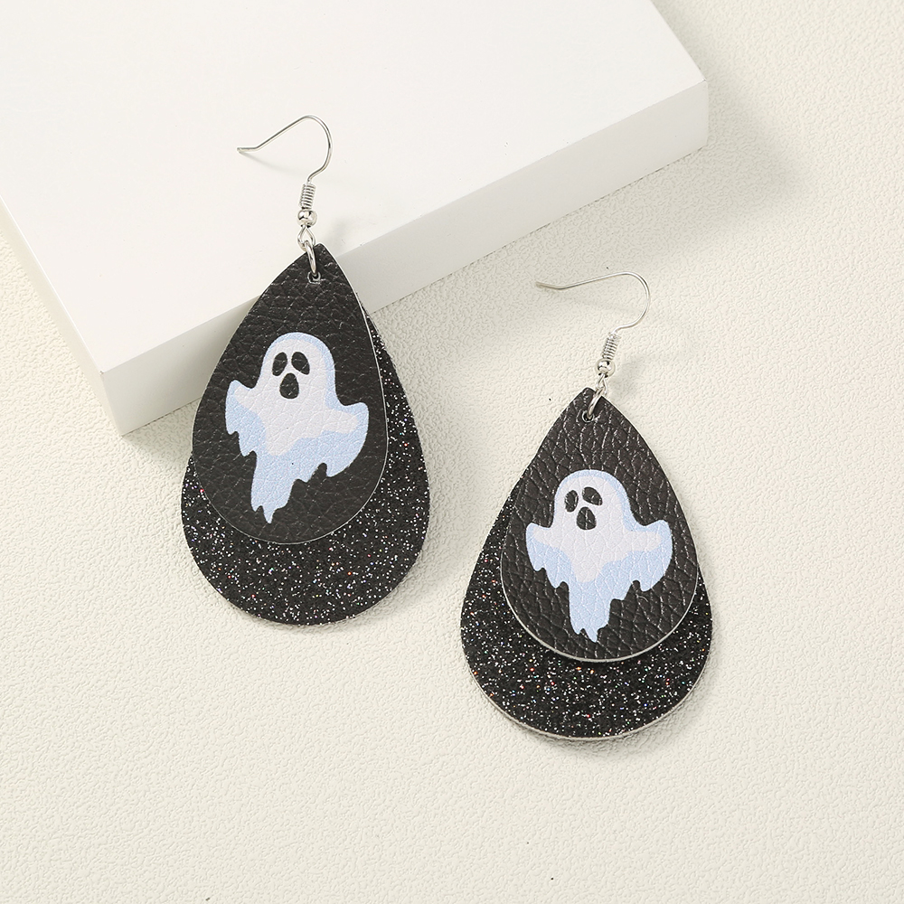 Simple Geometric Personality Halloween Earrings
