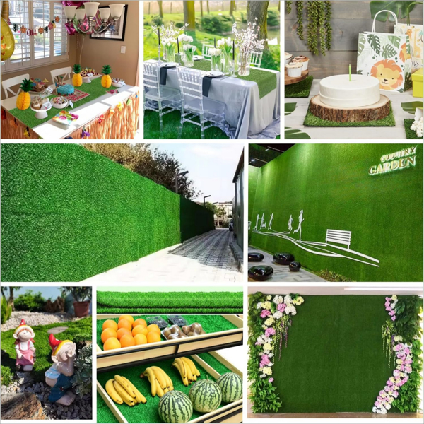6FTx10FT Artificial Grass Carpet, Synthetic Grass Mat With 15mm Height And Drainage Holes, Not Shipped On Weekends, Prohibited From Sale On Amazon
