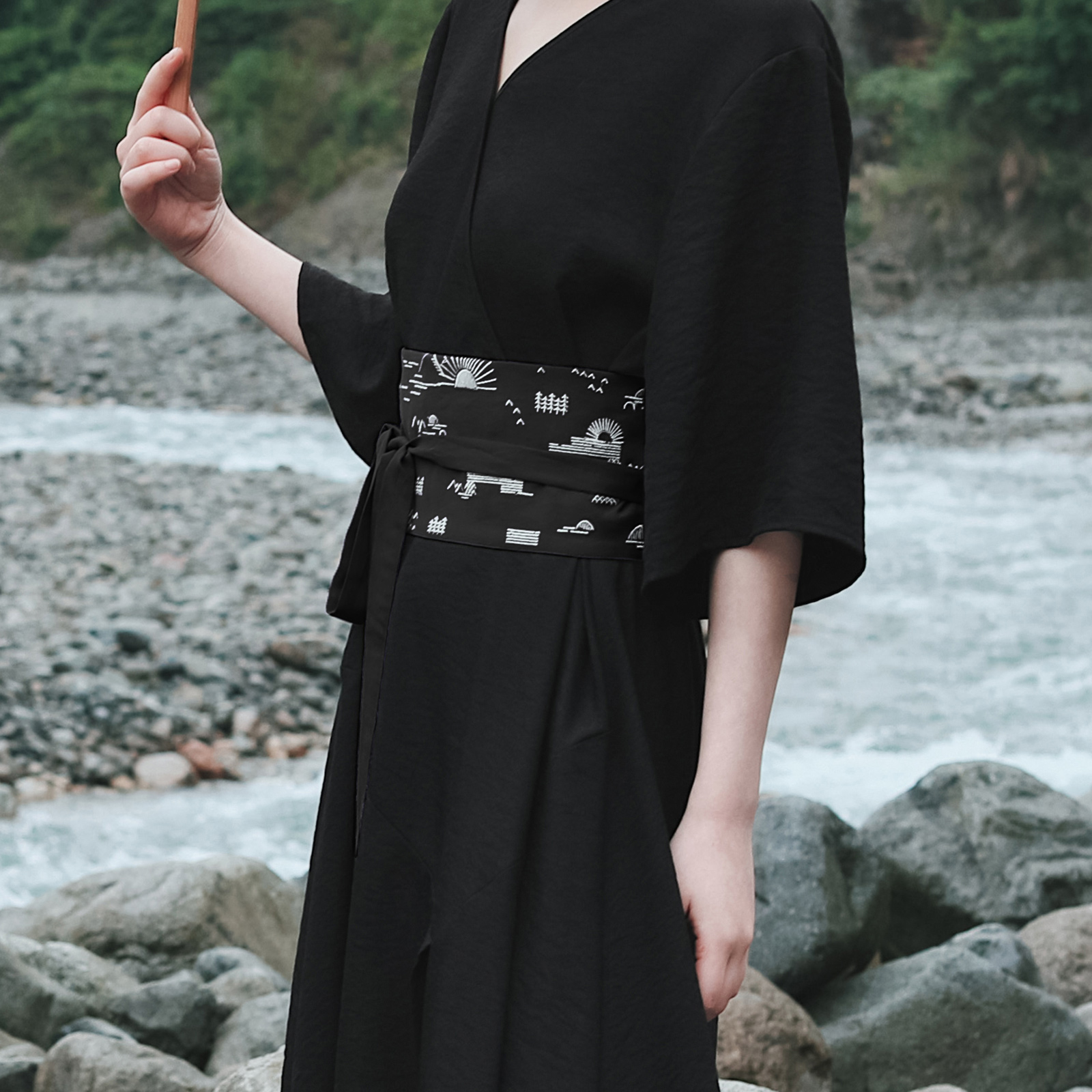  Literature And Art Wear Skirt Belt Outside