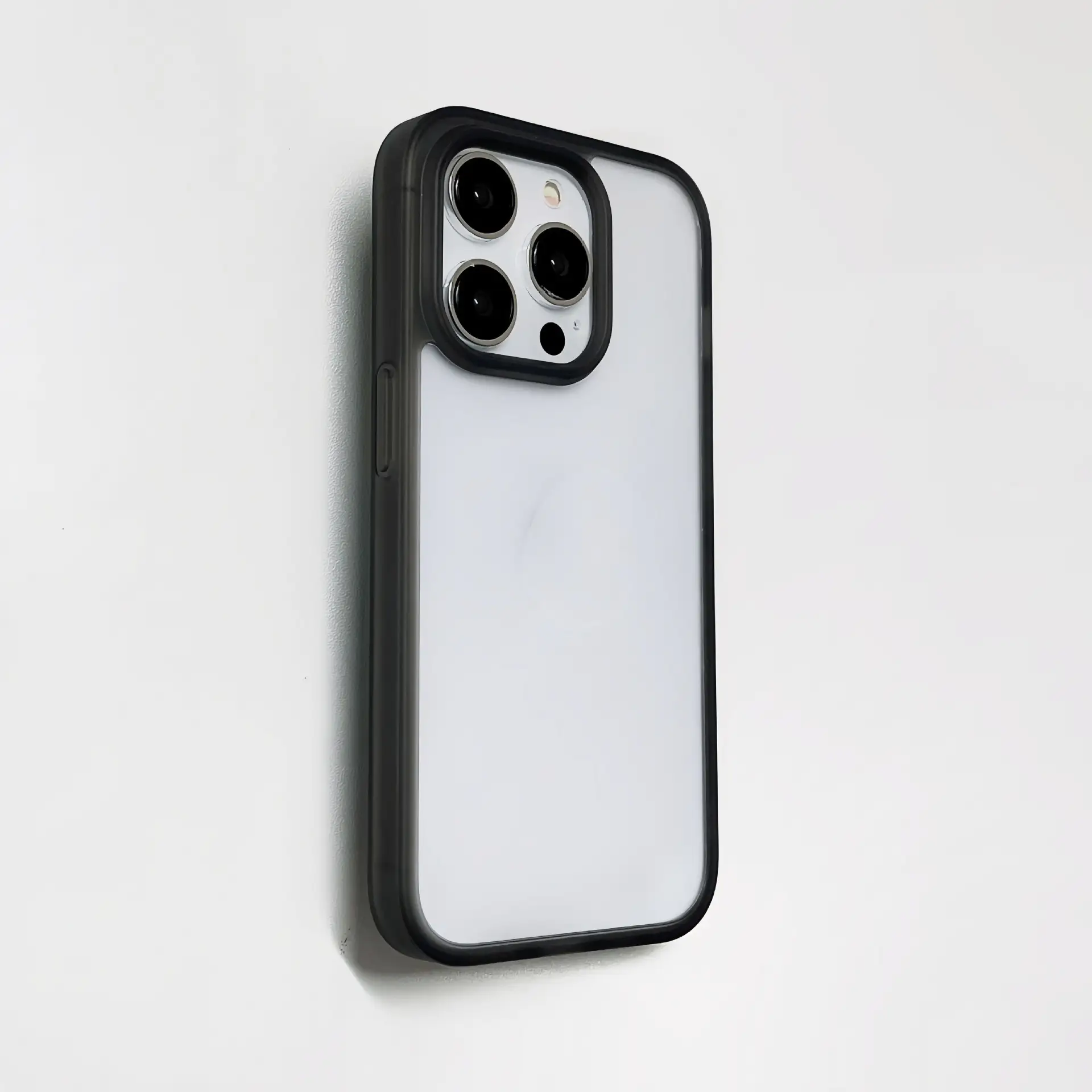 Colorful Frosted Transparent Phone Case