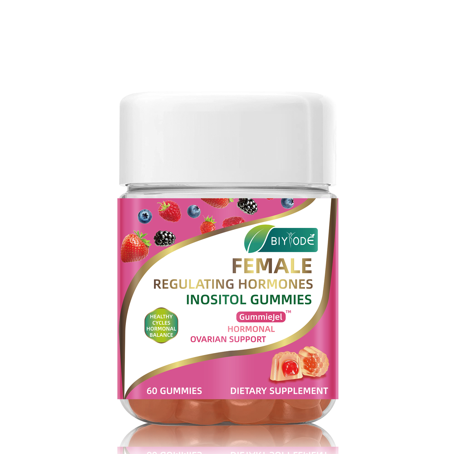 Custom Label Supplement Manufacturer Female Multivitamin Inositol Gummies Hormonal Support Customized - Shop at LoveMi