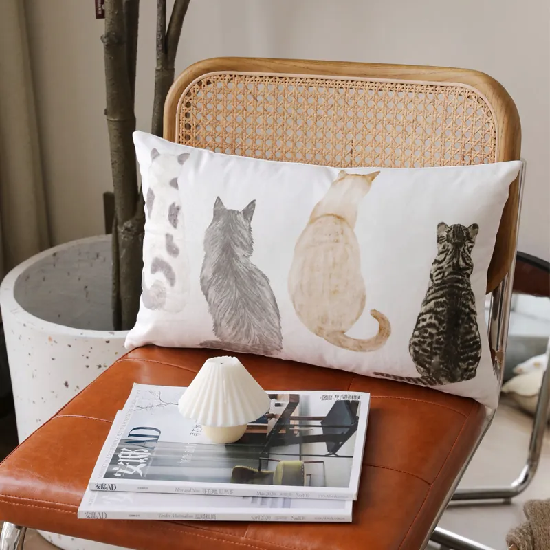 Cute Pet Combination Pillow Cover - Cottonfabric