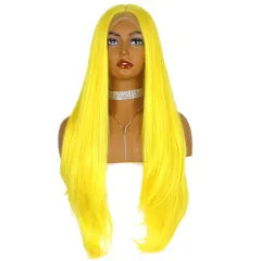 Fashion Female Yellow High Temperature Silk Headgear - Yellow - View 1