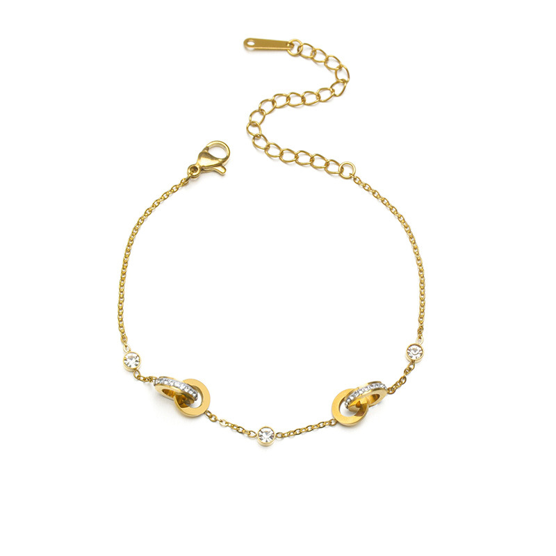 Japanese And Korean Popular New Simple Interlocking Bracelet