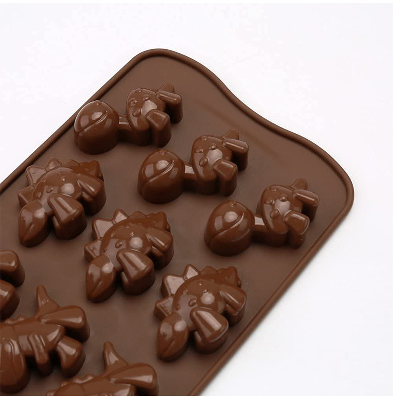 Title 7, Dinosaur Silicone Christmas Chocolate Fondant Mold