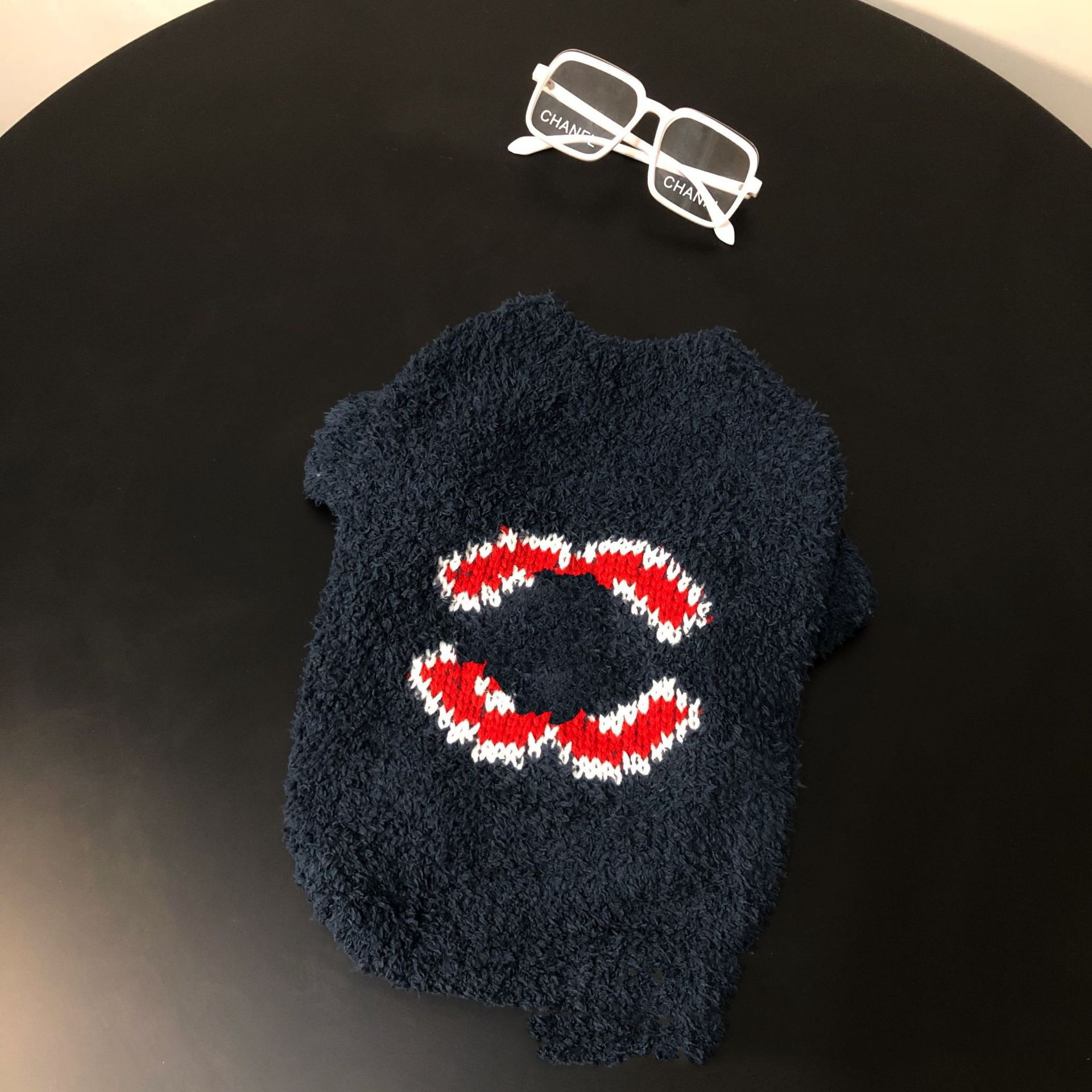 Dog Clothes Pet Trendy Sweater Schnauzer Navy Blue - Shop at LoveMi