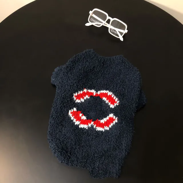 Dog Clothes Pet Trendy Sweater Schnauzer Navy Blue - Shop at LoveMi
