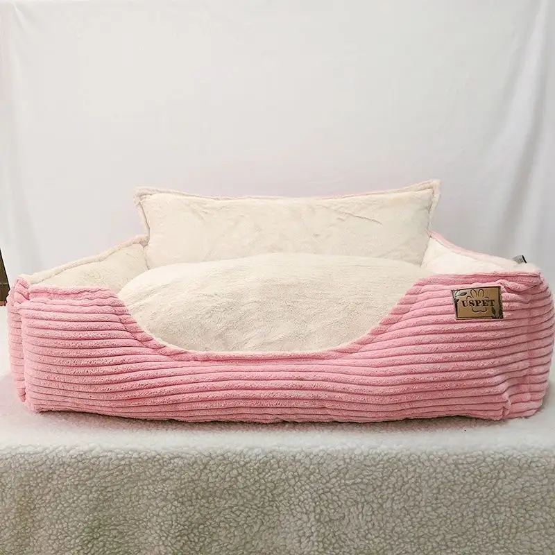 Removable And Washable Plush Warm Pet Kennel