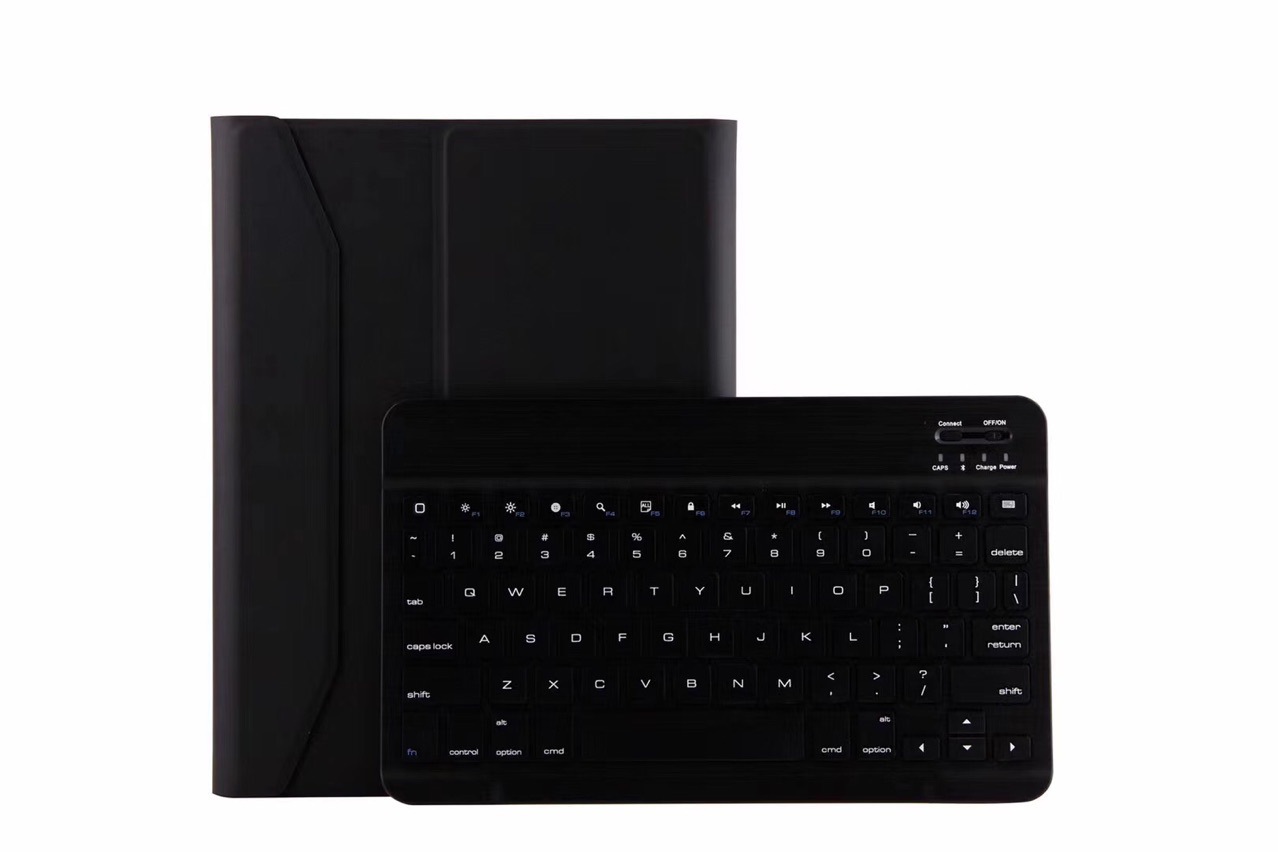 Color Flat Bluetooth Keyboard Leather Case Pen Slot 7