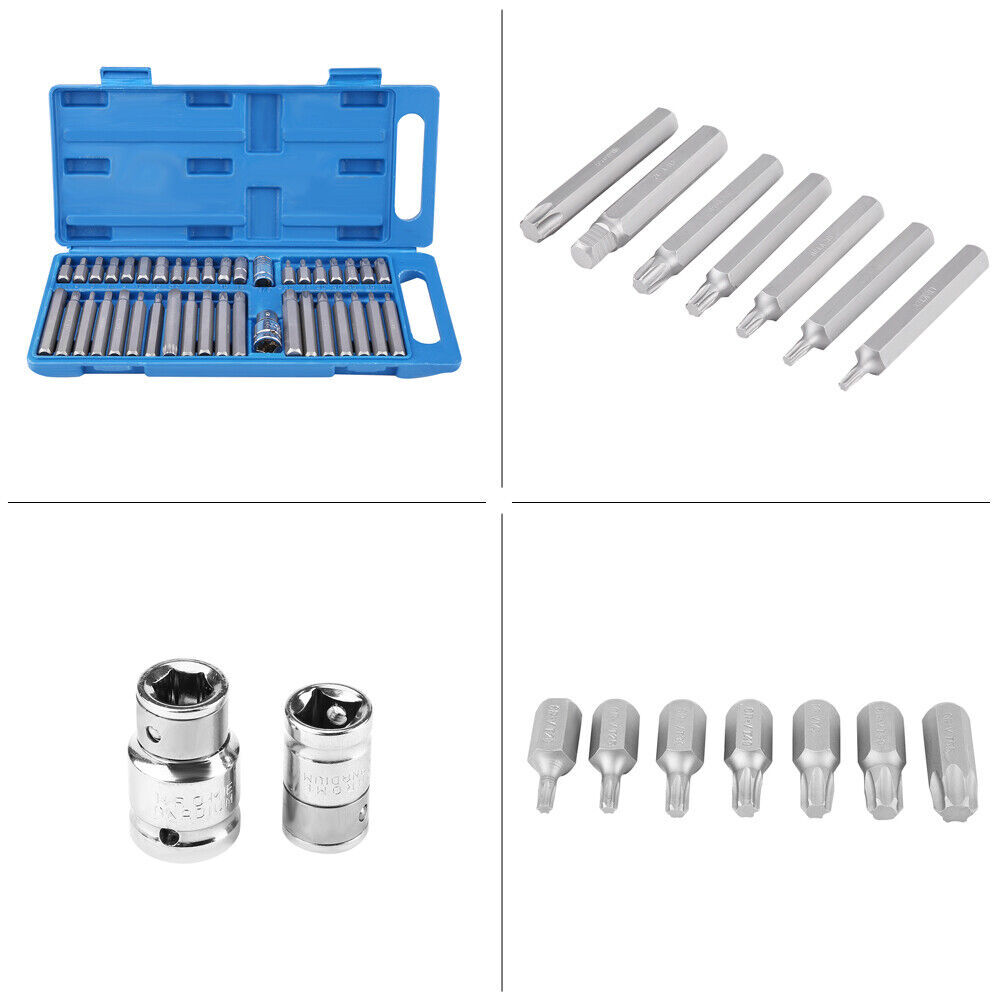 40 X Allen Key Torx Hex Star Spline Socket Bit Set Drive Car Repair Tool 1 2 3 8 — image 3