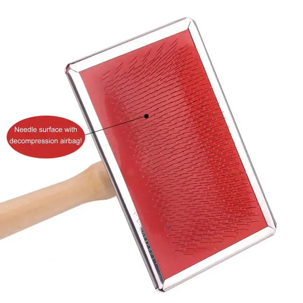 Pet Grooming Comb Durable Dog Cat Brush Gentle Stainless Steel Pet Comb For Removing Fur Tangles Safe Grooming Tool For Pets