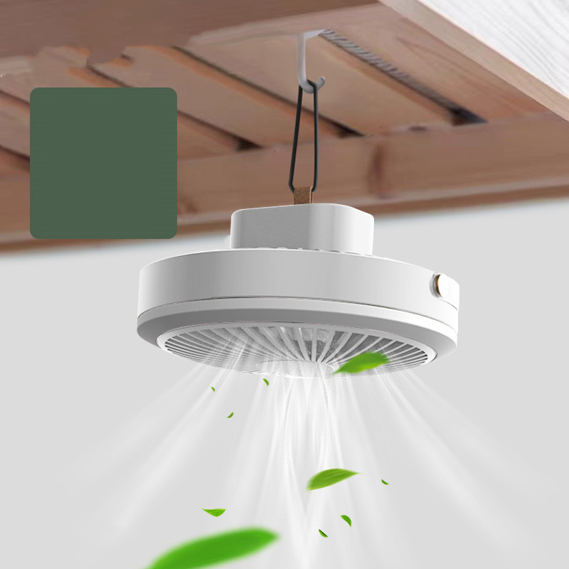 Outdoor Camping Remote Control Small Fan With Light