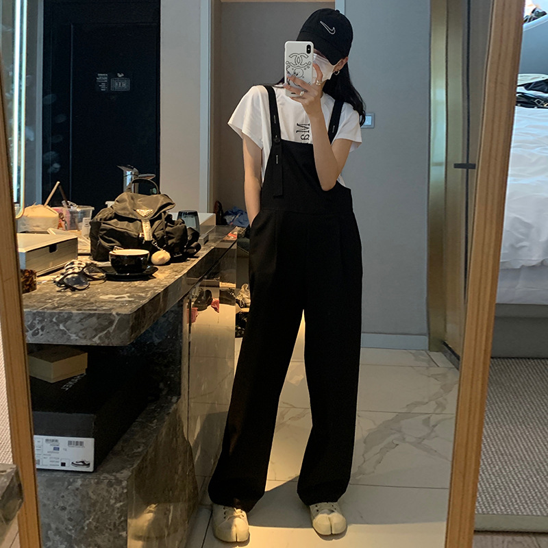 Women’s Casual Wide Leg Adjustable Suit Overalls