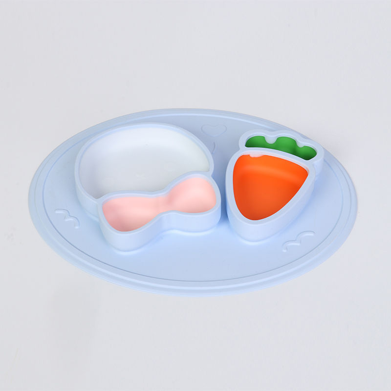 Title 6, Silicone dinner plate crab anti-slip tableware