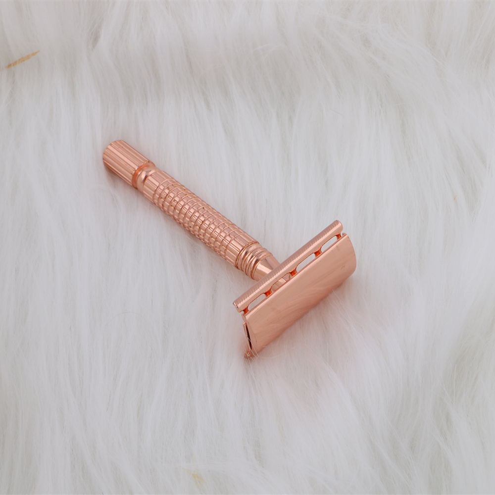 Rose gold razor