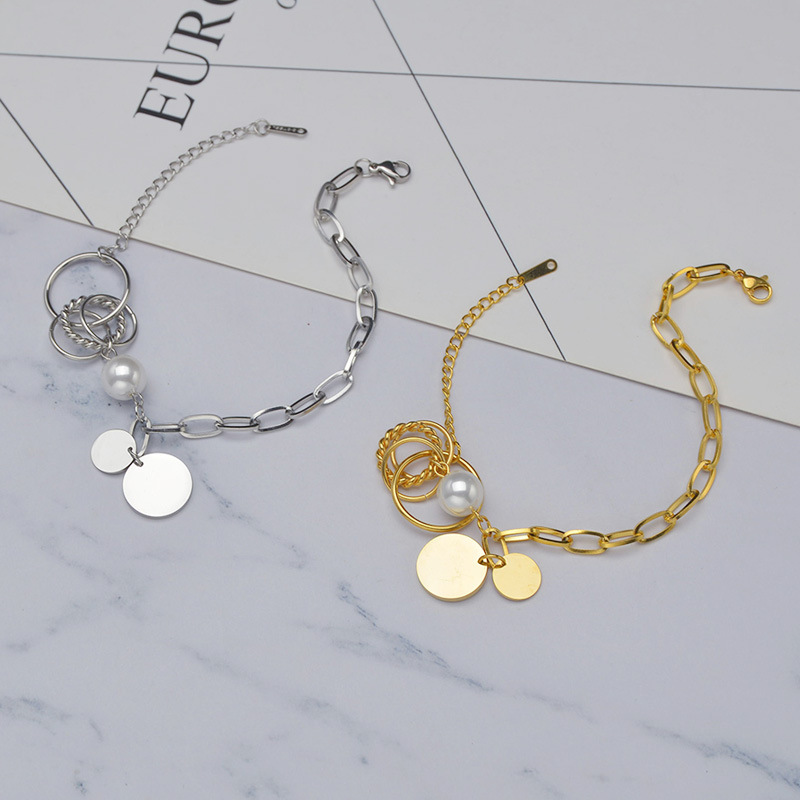 Korean Version Of Niche Titanium Steel Retro Gas Bracelet Hand Jewelry