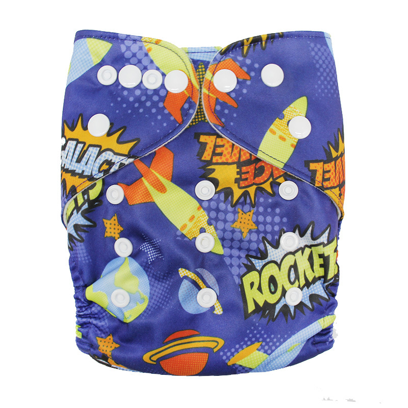 Washable Cloth Diapers Baby Waterproof Adjustablebreathable — foto 8