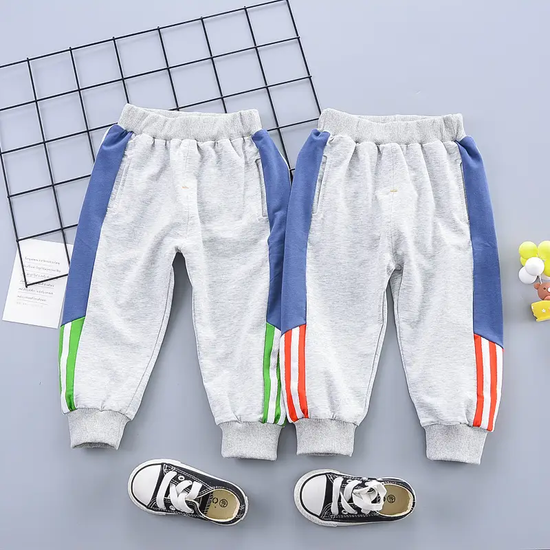 Boys Two-piece Children's Fashion Zipper Shirt Sports Pants Suit 1-3 Years Old