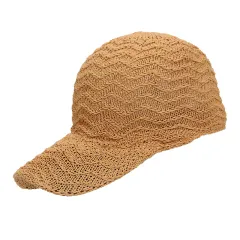 Women's Summer Net Breathable Shade Baseball Hat - Coffee - View 1