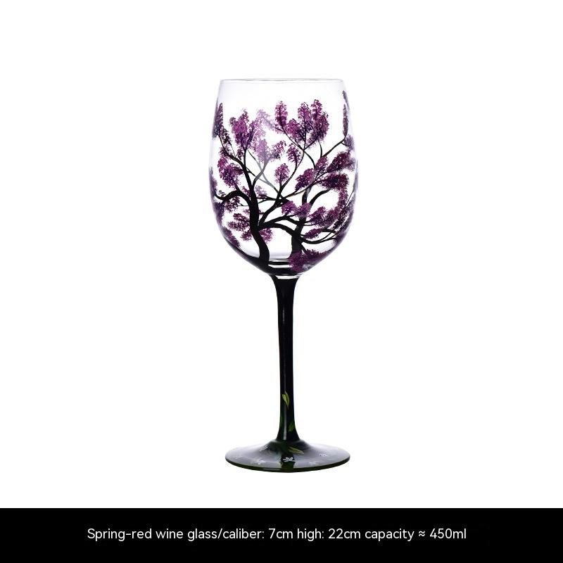 Red Wine Glass Spring